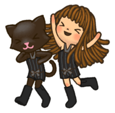 Odeco-chan and Nikki sticker #1374783