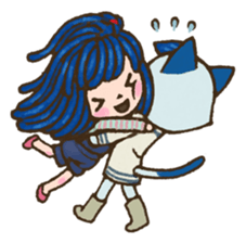 Odeco-chan and Nikki sticker #1374787
