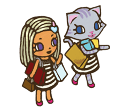 Odeco-chan and Nikki sticker #1374789