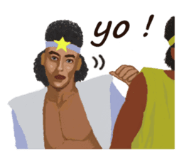 80's friends sticker #1374864