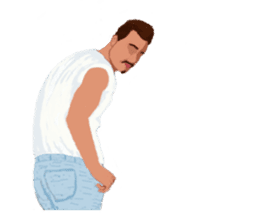 80's friends sticker #1374870