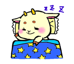 girly goat May sticker #1375667