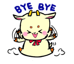 girly goat May sticker #1375668