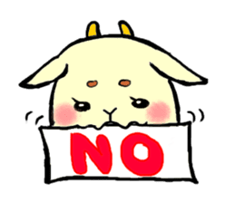 girly goat May sticker #1375672