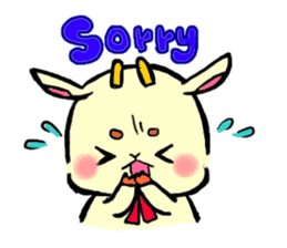 girly goat May sticker #1375674