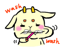 girly goat May sticker #1375675