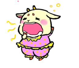 girly goat May sticker #1375676