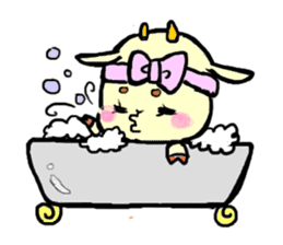 girly goat May sticker #1375679