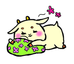 girly goat May sticker #1375681