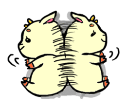 girly goat May sticker #1375682