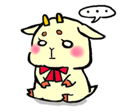 girly goat May sticker #1375684