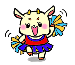 girly goat May sticker #1375687