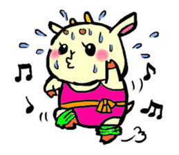 girly goat May sticker #1375688