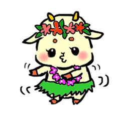 girly goat May sticker #1375691