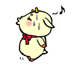 girly goat May sticker #1375692