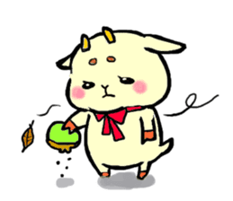 girly goat May sticker #1375696