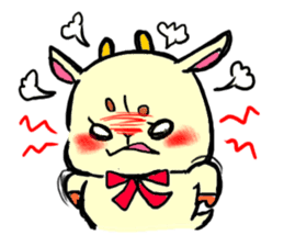 girly goat May sticker #1375699