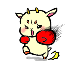 girly goat May sticker #1375700