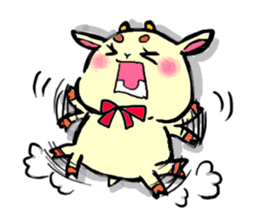 girly goat May sticker #1375701