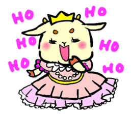 girly goat May sticker #1375703