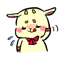 girly goat May sticker #1375704