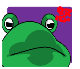 frog & tadpole sticker #1375819