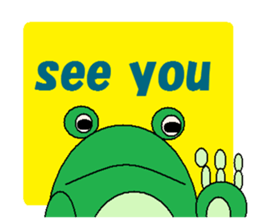 frog & tadpole sticker #1375825