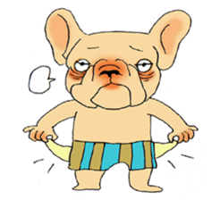 French Bulldog in the house  part1 sticker #1376044