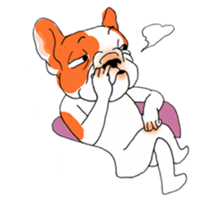 French Bulldog in the house  part1 sticker #1376051