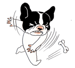 French Bulldog in the house  part1 sticker #1376064