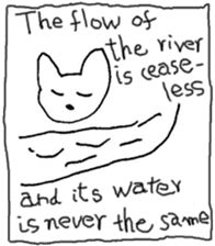 The interlude of the cat named RIN SP/EV sticker #1376192