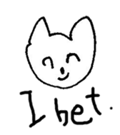 The interlude of the cat named RIN SP/EV sticker #1376196