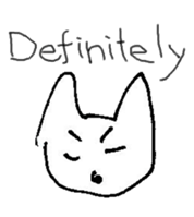 The interlude of the cat named RIN SP/EV sticker #1376197