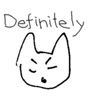 The interlude of the cat named RIN SP/EV sticker #1376197