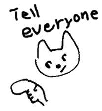 The interlude of the cat named RIN SP/EV sticker #1376213