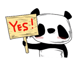 The giant panda sticker sticker #1376446