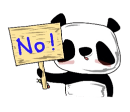 The giant panda sticker sticker #1376447