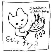 The interlude of the cat named RIN Ex/EV sticker #1376710