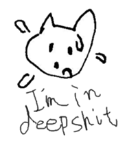 The interlude of the cat named RIN Ex/EV sticker #1376711