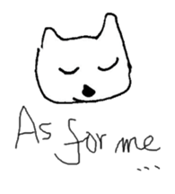 The interlude of the cat named RIN Ex/EV sticker #1376714