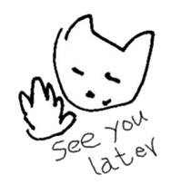 The interlude of the cat named RIN Ex/EV sticker #1376744