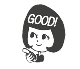 Days of the girl of the hair of Bob sticker #1377256