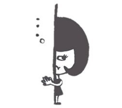 Days of the girl of the hair of Bob sticker #1377264