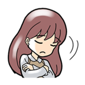 Young three sisters and an adult sister sticker #1377427