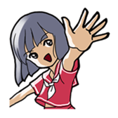 Young three sisters and an adult sister sticker #1377436