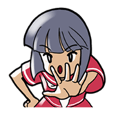 Young three sisters and an adult sister sticker #1377438