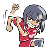 Young three sisters and an adult sister sticker #1377439