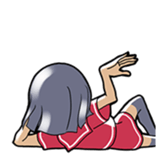 Young three sisters and an adult sister sticker #1377442