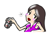 Young three sisters and an adult sister sticker #1377452