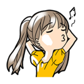 Young three sisters and an adult sister sticker #1377456